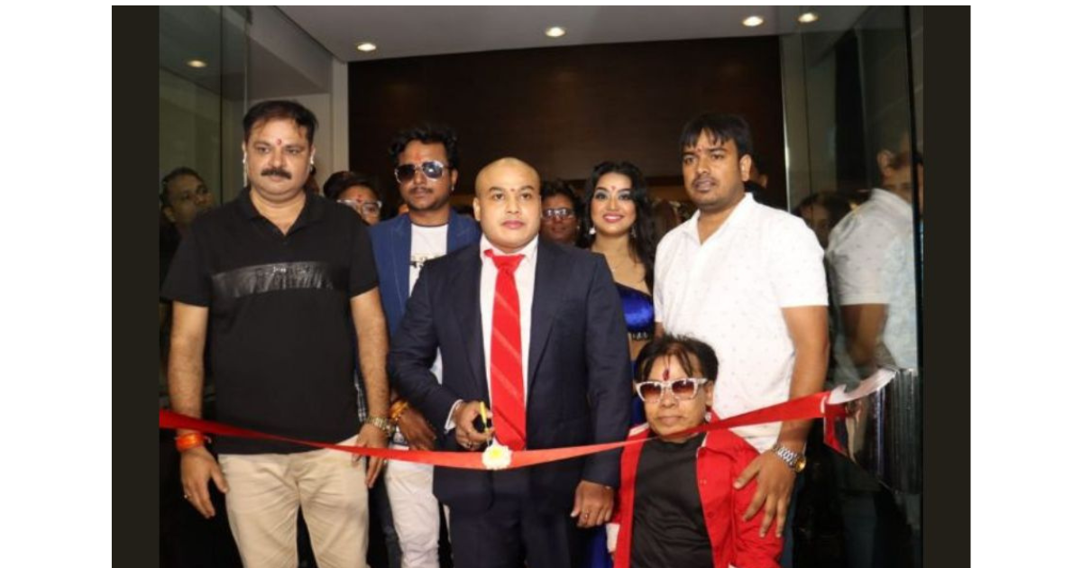 Khesari Lal Yadav inaugurated Ashok Prasad Abhishek's new production house, iEve Era Films